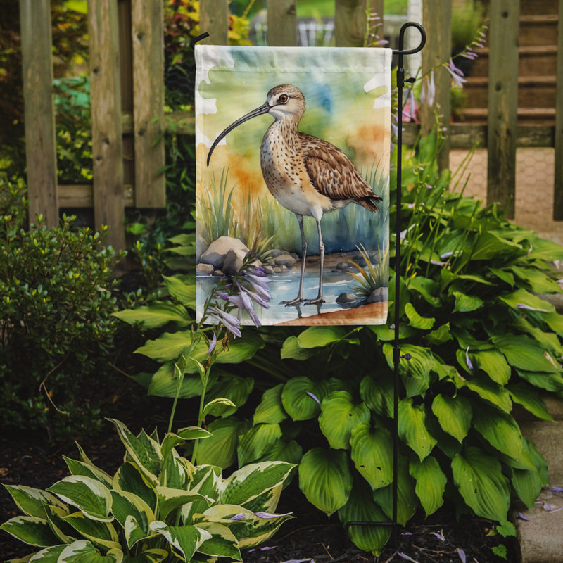 Drapeau de jardin Surfbird Bird, Courlis à long bec