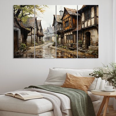 " Sweden Visby Medieval Charm " 4 - Pieces