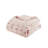 Hypoallergenic Jacquard Bedding Sets, Polyester Comforter, Elegant Pink Style For Bedroom