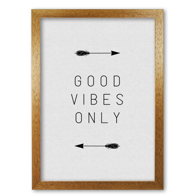 Good Vibes Only Arrow - Print