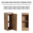 Avonmere 29.5"H Wall-Mounted Bathroom Cabinet