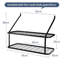 Metal Rectangle Wall Mounted Pot Rack
