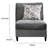 Upholstered Chenille Slipper Chair