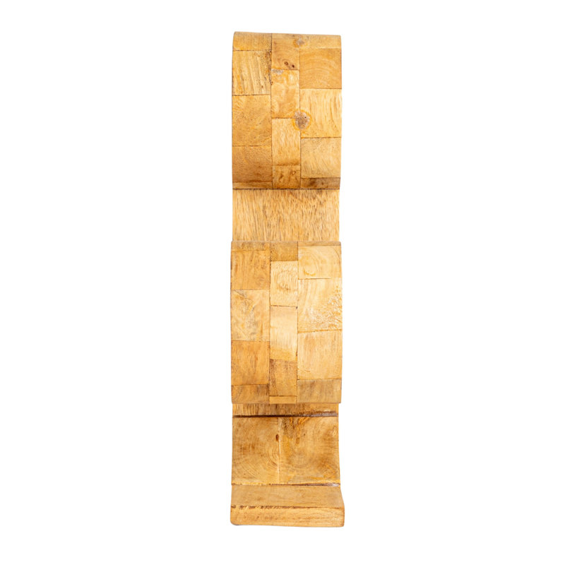 Mango Wood Circular Wine Rack