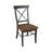 Bellmead Solid Wood Cross Back Side Chair-274613944