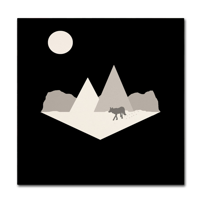 « on the prowl », art sur toile, H 14 po x l 14 po
