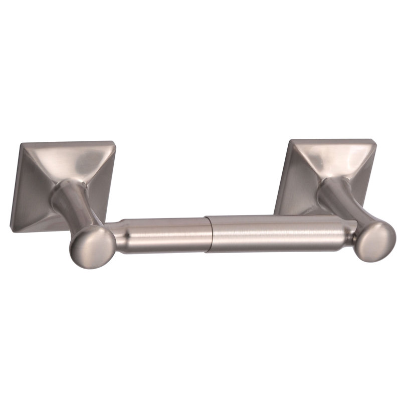 Porte-papier hygiénique mural Euro Transitional Seies - nickel brossé, Nickel brossé