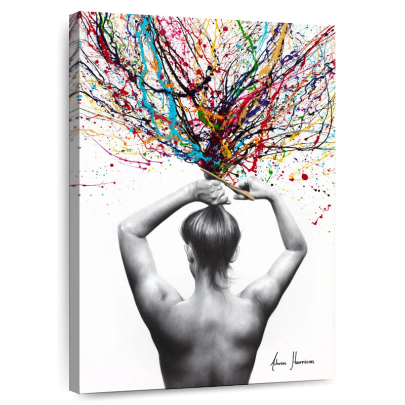 Leisha For Freedom, 12" H x 8" W