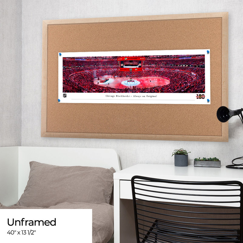 Chicago Blackhawks Centennial Ceremony - Unframed