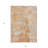 3' X 5' Salmon Abstract Washable Indoor Outdoor Area Rug