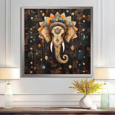 «Spiritual Aura Ganesha Of Hinduism I» - Impression sur toile