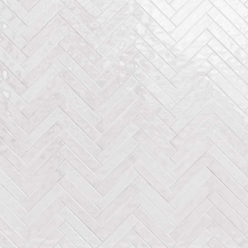 Brookline Polished 2" x 10" Ceramic Brick Look Subway Wall Tile (5.38 sq. ft./ box), White