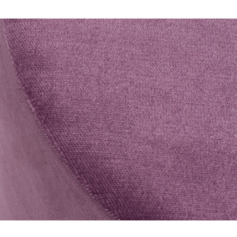Repose-pieds Izaak 15,7 po, Velours mauve