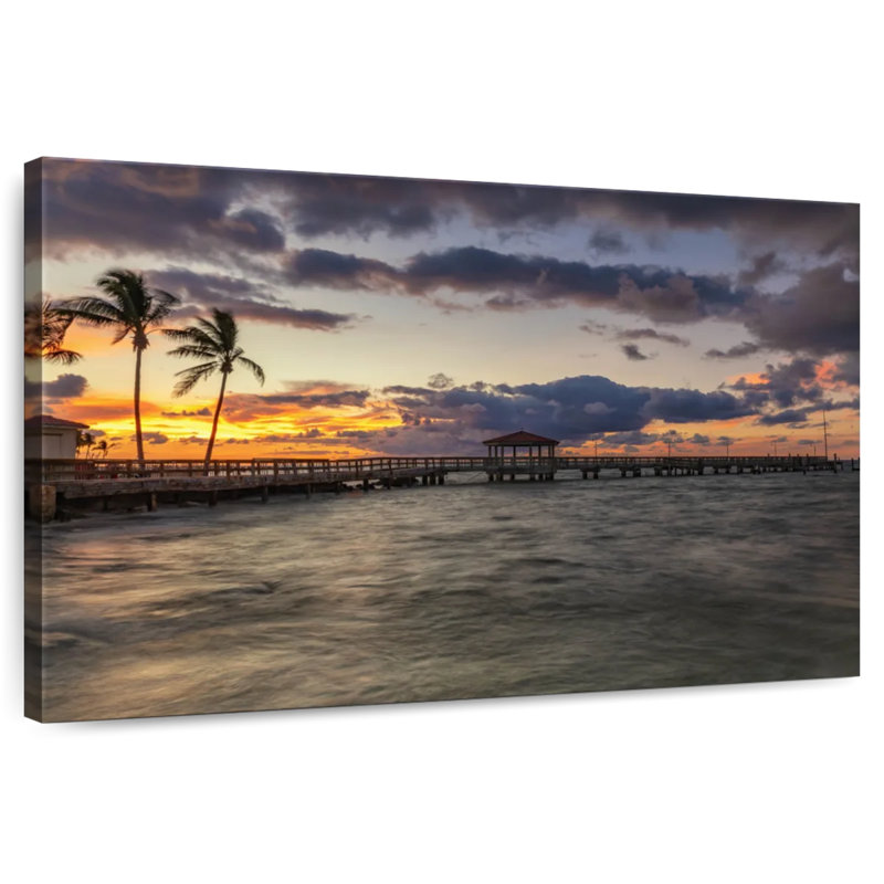 Gillard Key West Twilight Gillard, 26" H x 39" W