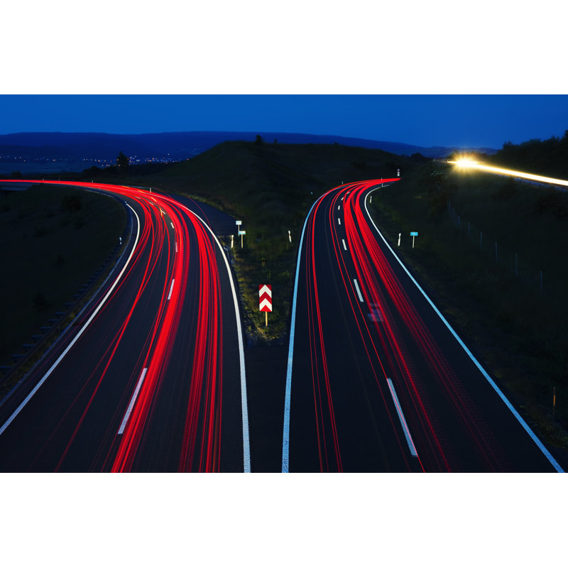 Freeway Junction at Night par Bim, H 20 po x l 30 po