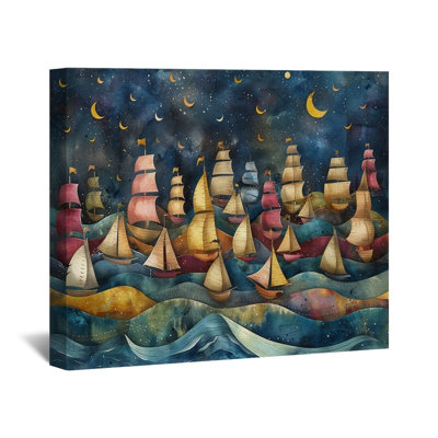 "Voiliers" sur toile