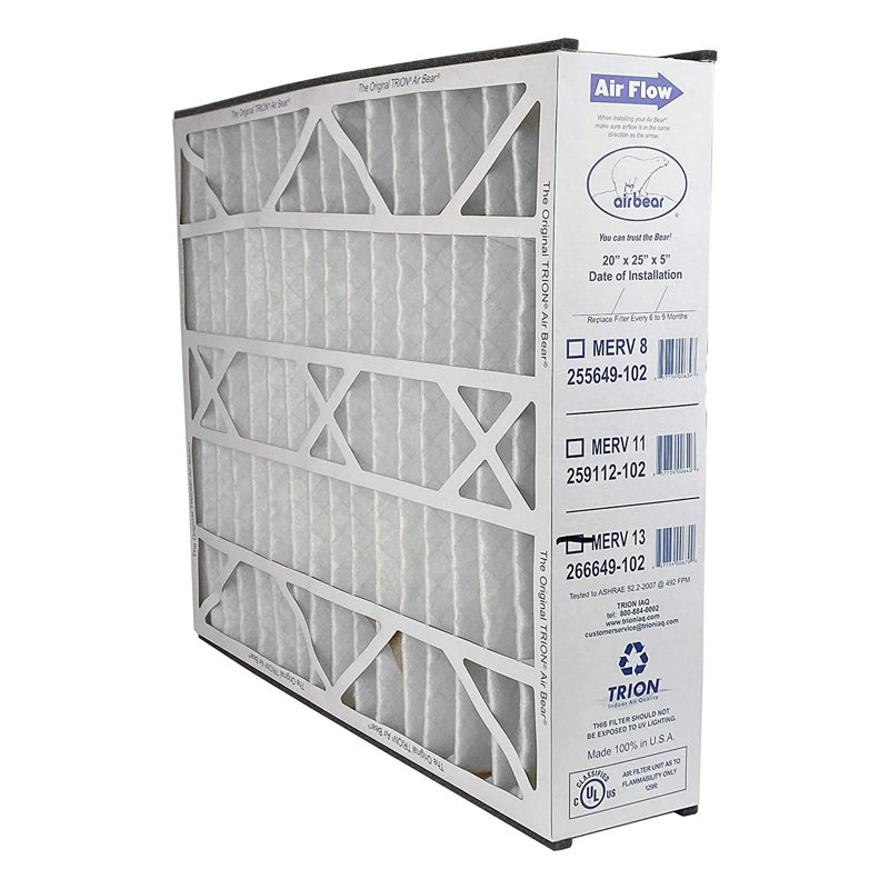 Filtre de purificateur d'air MERV 13, H 20 po x l 25 po x P 5 po