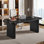 Bureau de direction 63 pouces, bureau de direction moderne
