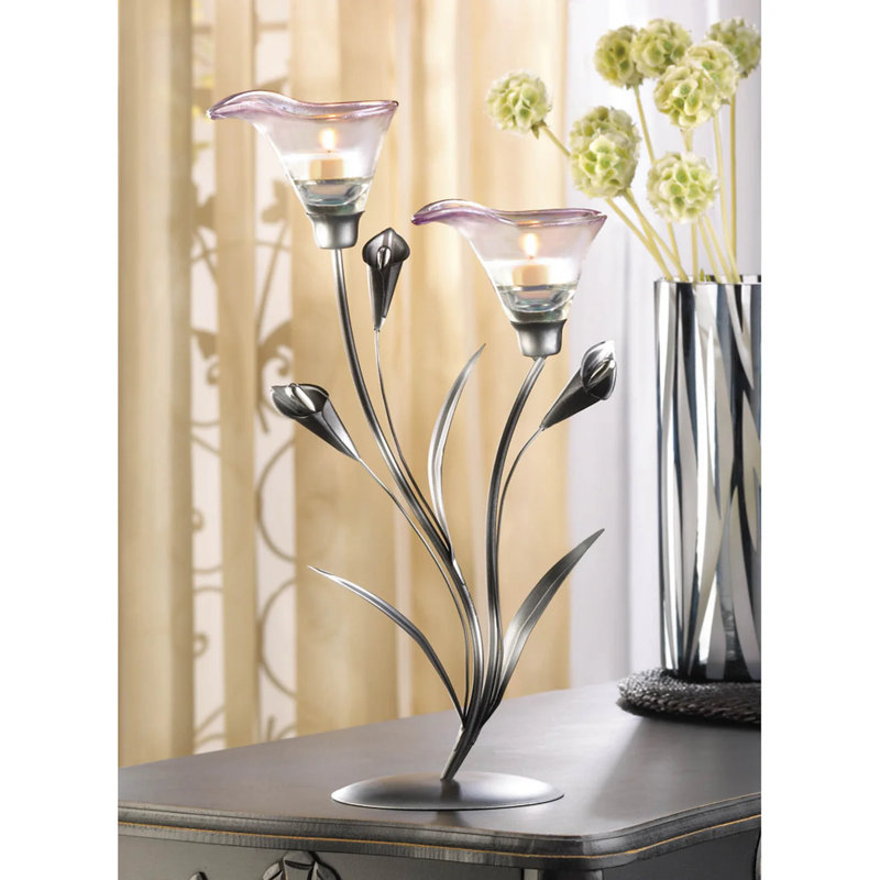 PORTE-BOUGIE CALLA LILY