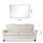 Khloei Stainless Steel Framed Wall Mirror-1424422584-1342694494