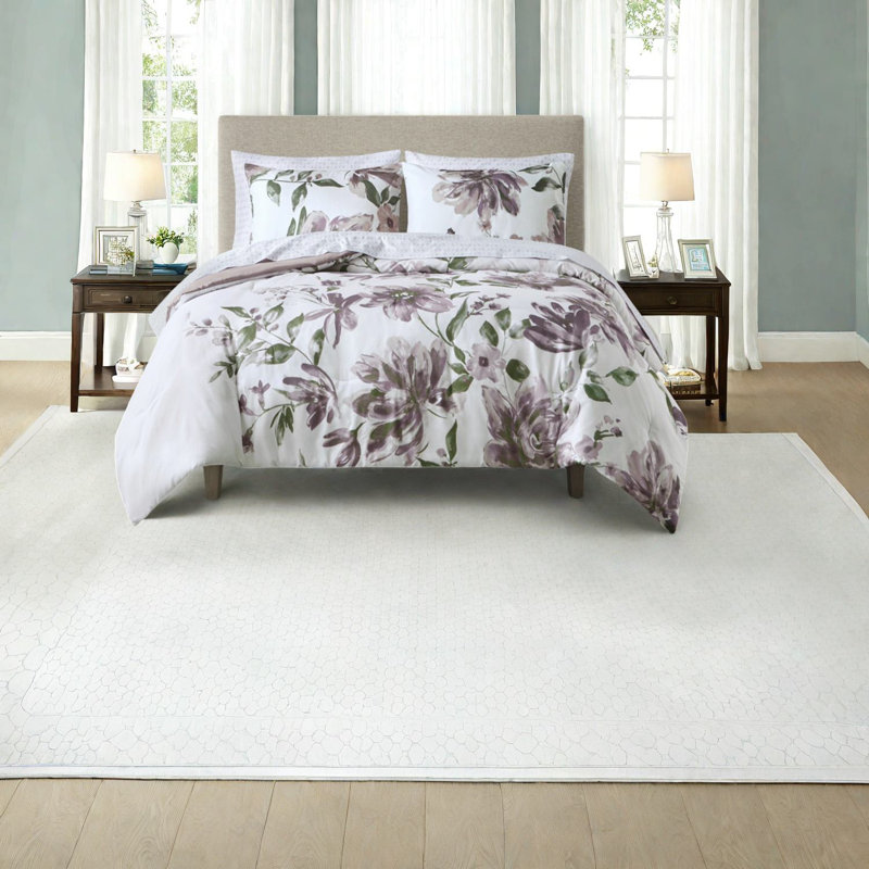 Floral Modern Bedding Sets, Soft Polyester Comforter For A Cozy Home