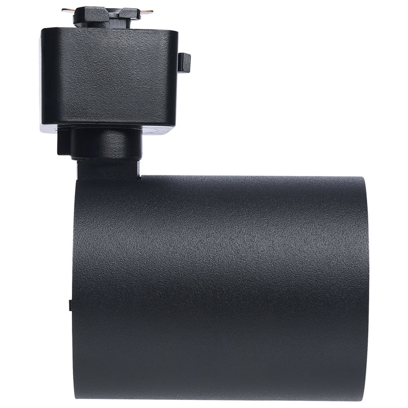 8 Watt LED Track Head 2700K/3000K/3500K/4000K/5000K CCT Selectable Dim to Warm J Style 48 Degree Beam Angle 120 Volt White Round