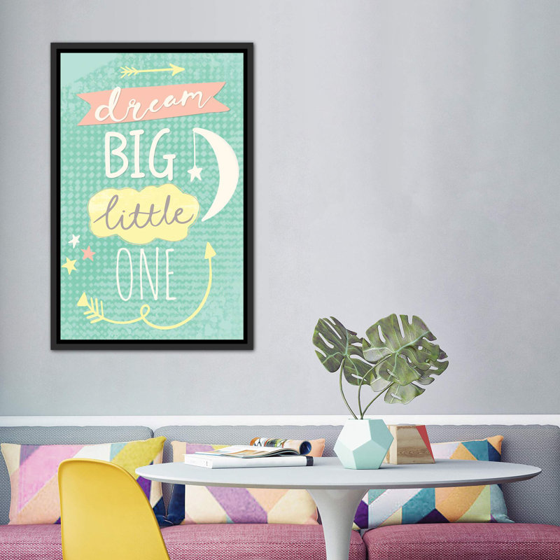 Education, 60" H x 40" W x 1.5" D, Black Framed Canvas