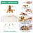 Mid-Century Modern Gloden Semi Flush Mount Ceiling Light,Round Glass for Hallway Kitchen Bedroom-815667819