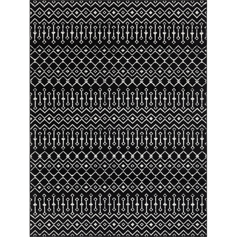 Aemtenan Abstract Indoor Rug, Rectangle 9' x 12'