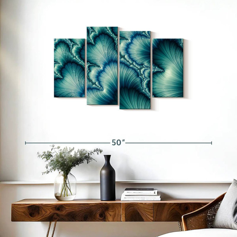 Avery Petals Digital Abstract, 22" H x 36" W