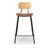 Buda Upholstered Counter Stool with Metal Frame-515288256-515288267-515288268