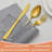 40 Piece Gold And Silverware Set