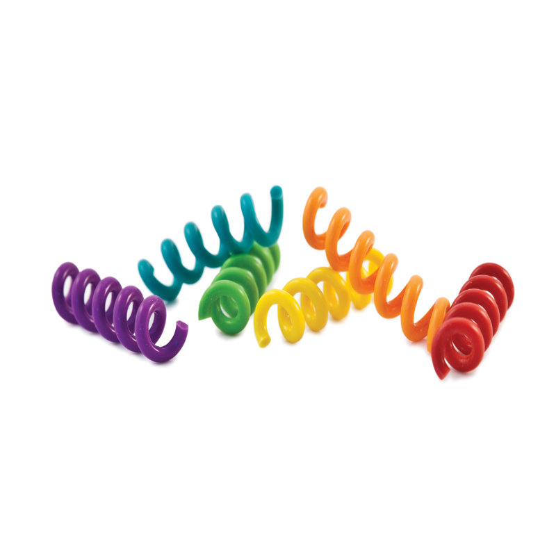 Multicolored Silicone Wine Glass Marker Charms Set of 6