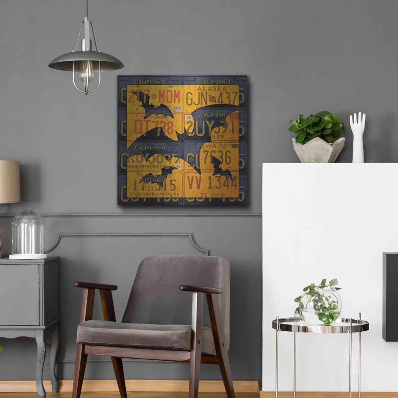 Luxe Halloween Art «Halloween Bats» par Design Turnpike «Halloween Bats» par Design Turnpike, H 24 po x l 24 po