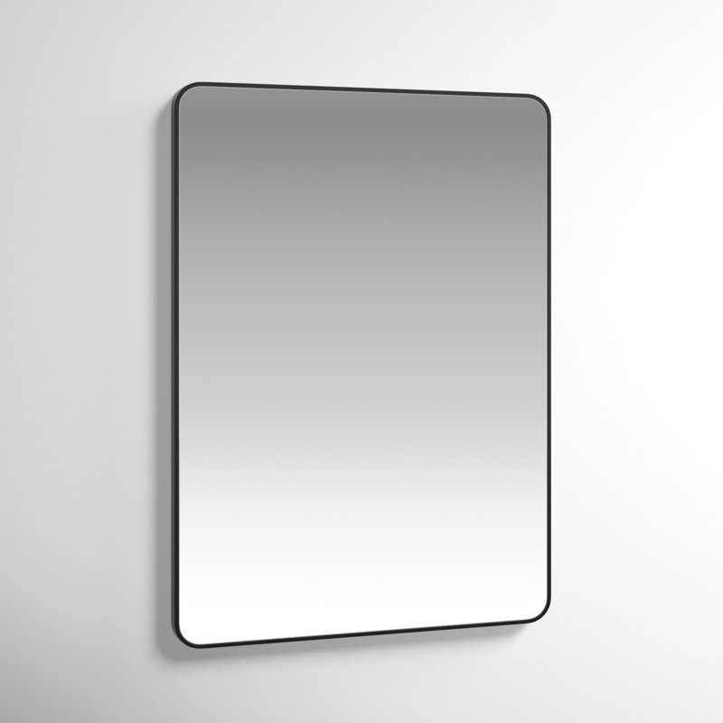 Miroir pleine longueur Destefano Essence, Noir, 41 po x 30 po