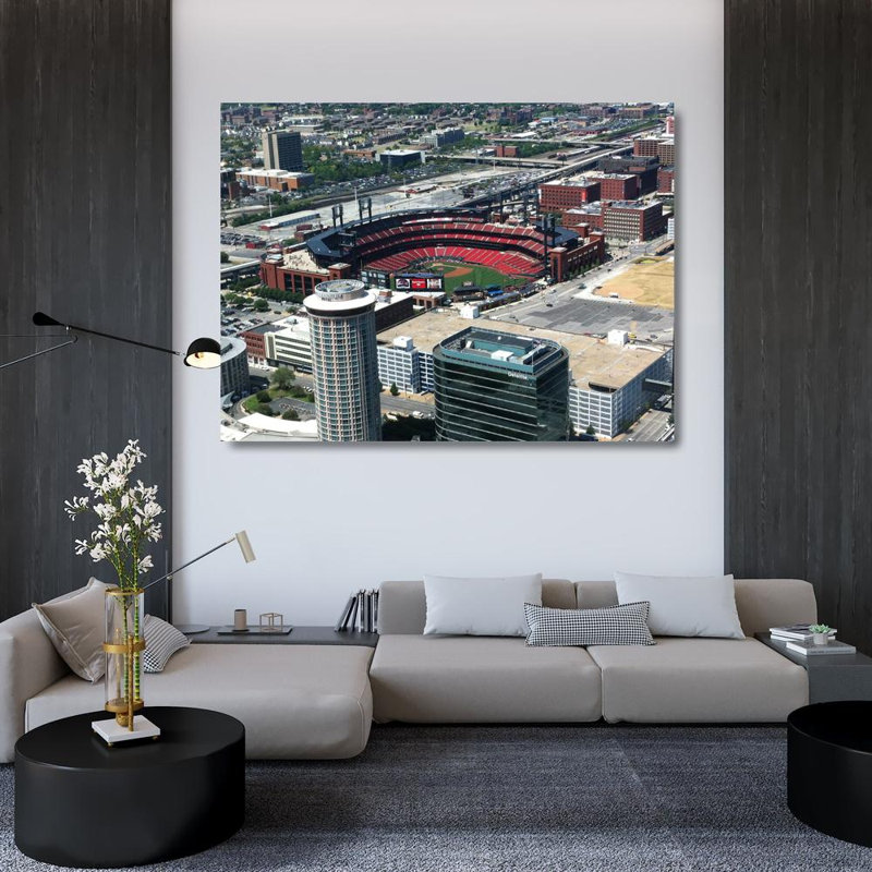 Busch Stadium, 36" H x 48" W
