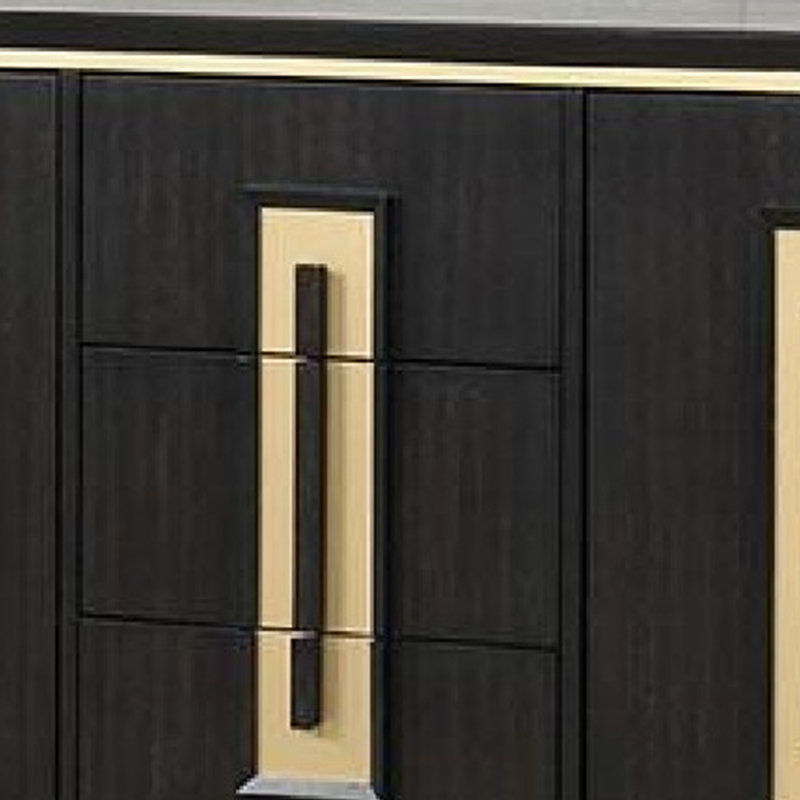 Buffet Yada, 3 tiroirs, 2 portes, 60 po, brun espresso