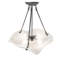 4 - Light Semi Flush Mount