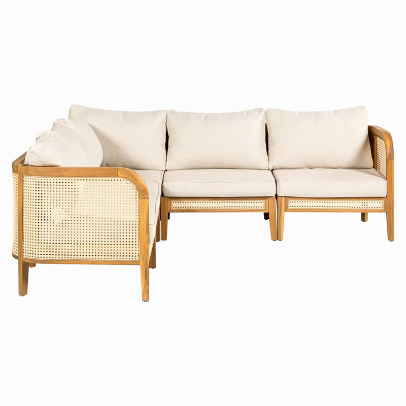 Outdoor 5 Seater V-Shaped Sofa