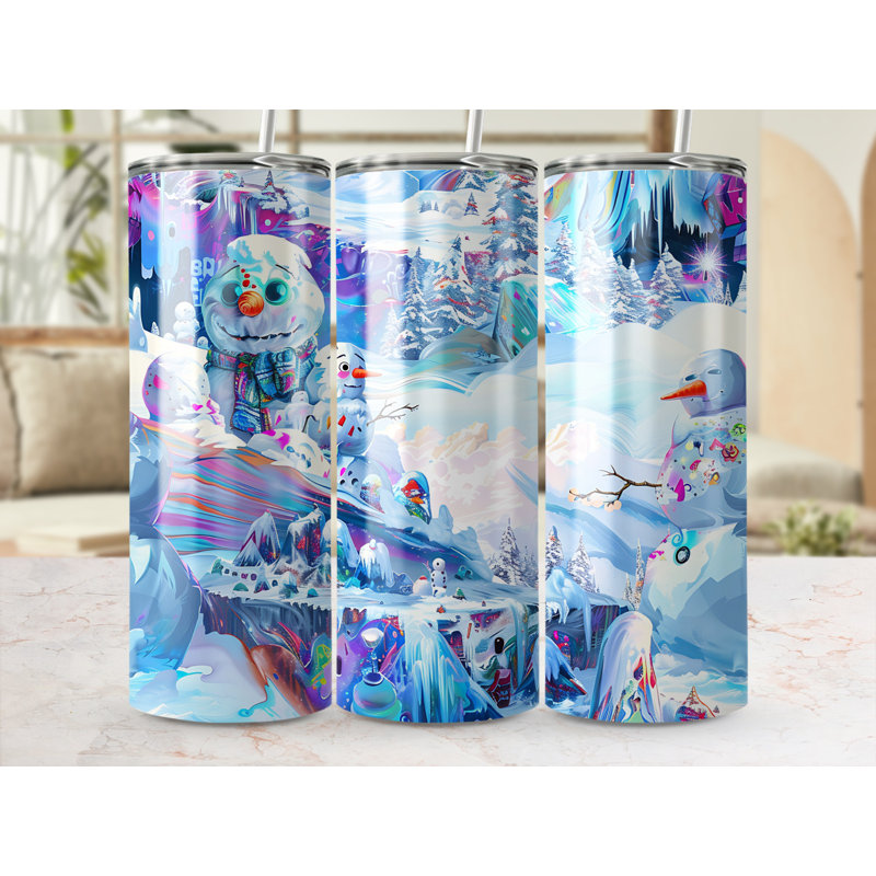 Choose Handmade Tumblers 591ml Vacuum Insulated Stainless Steel (18/8) Travel Tumbler with Straw
