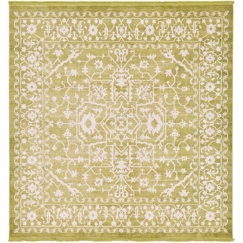 Folkeste Oriental Indoor Rug, Square 4'