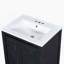 Petit meuble-lavabo 24 "avec lavabo en céramique