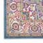 Tapis floral tissé à la machine 9 pi x 12 pi