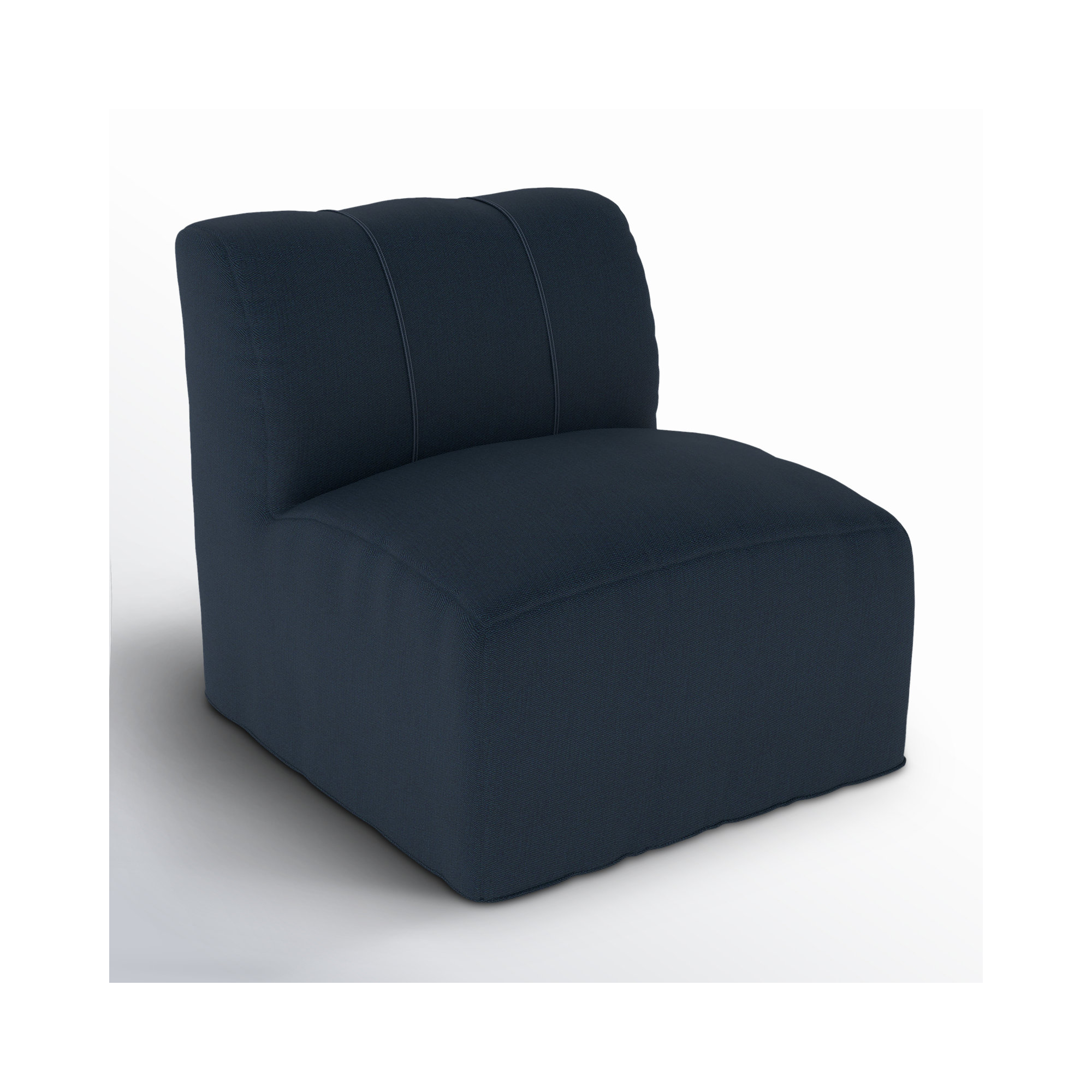 Praia Patio Chair, Canvas Navy Sunbrella® Canvas