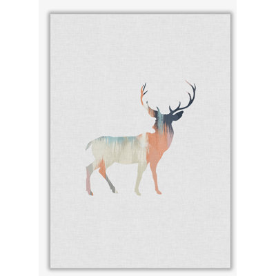 Pastel Deer I - Print