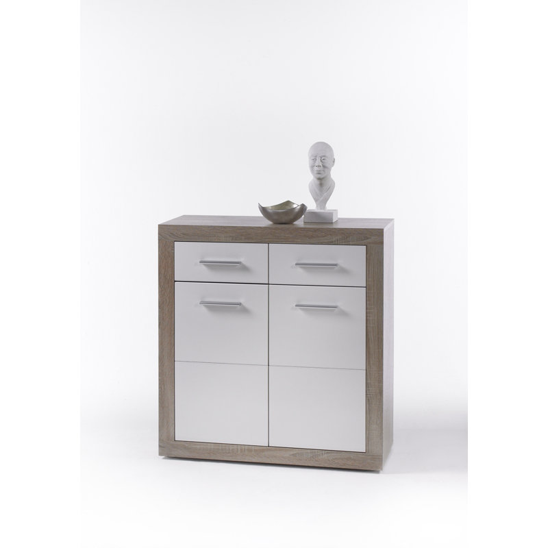 Sideboard Hoye 82 cm, Brown/White