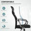 Fauteuil de conférence en filet Cherine