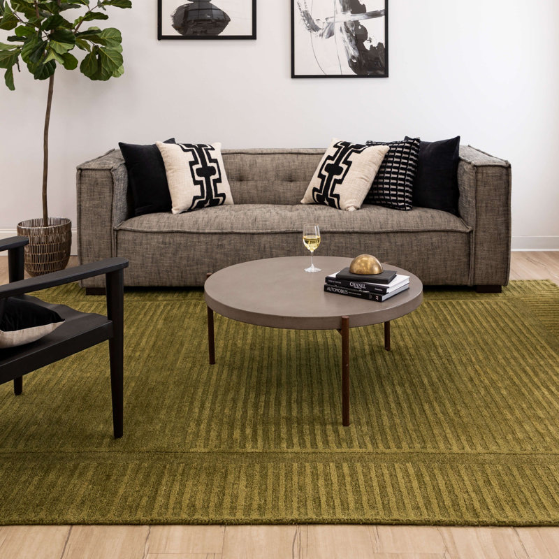 Karastan Rugs Terra Firma Moss Area Rug, Rectangle 8' x 10', Moss 