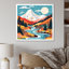 Lumineux Colorado Winter Peaks I - fruits, art mural