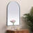 Sabine Metal Arch Wall Mirror-272105435-272105438